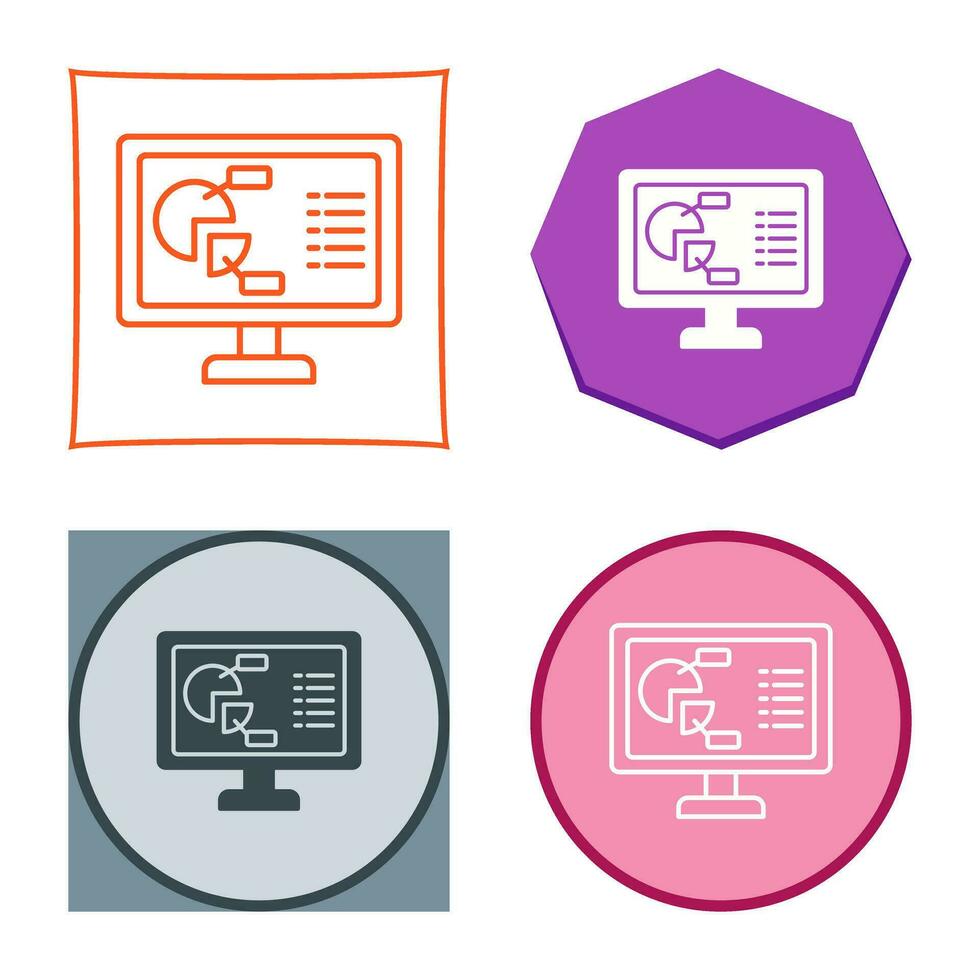 Pie Chart Vector Icon