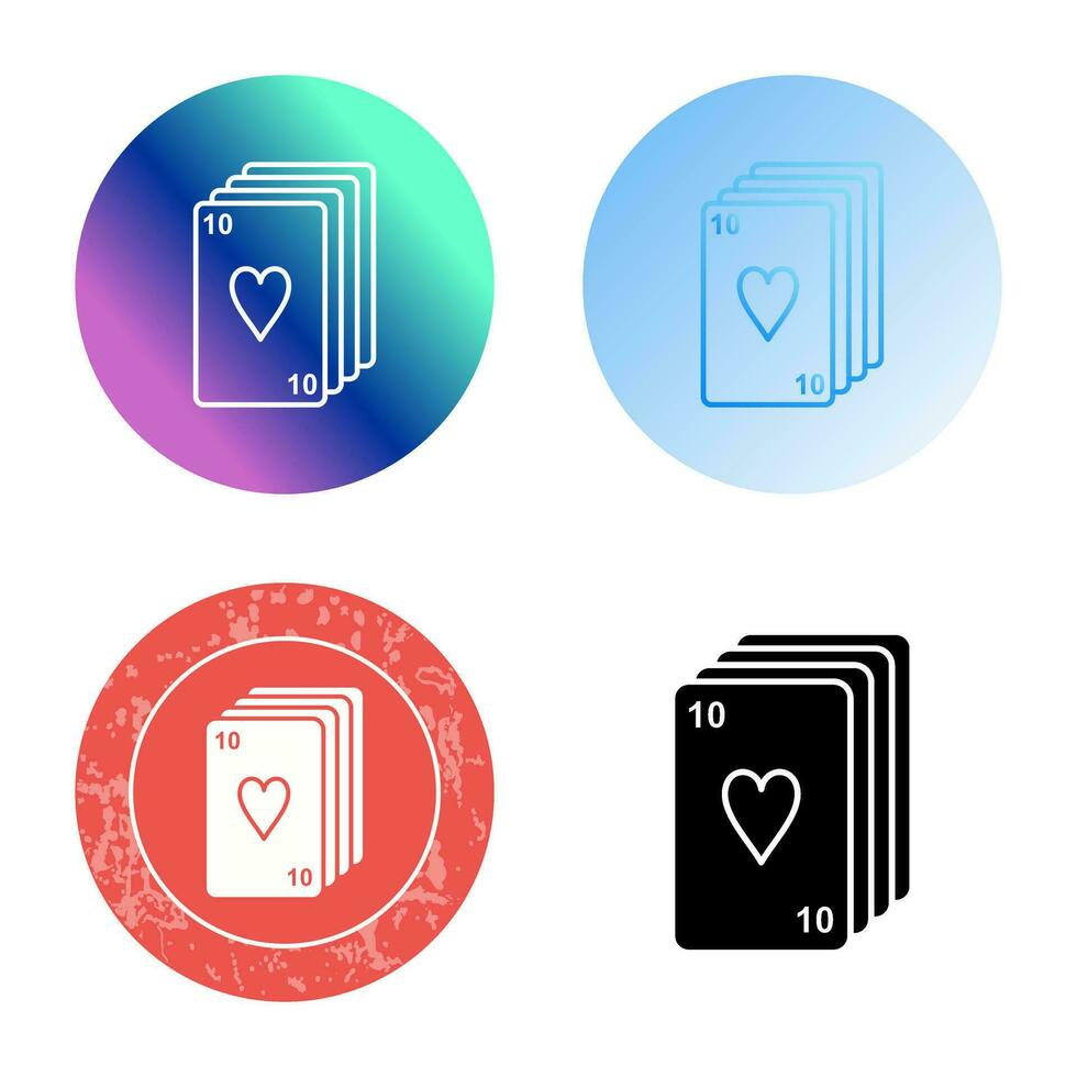 Deck of Cards Vector Icon