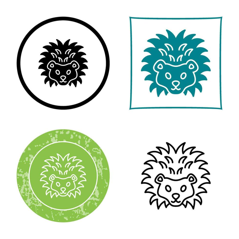 Hedgehog Vector Icon