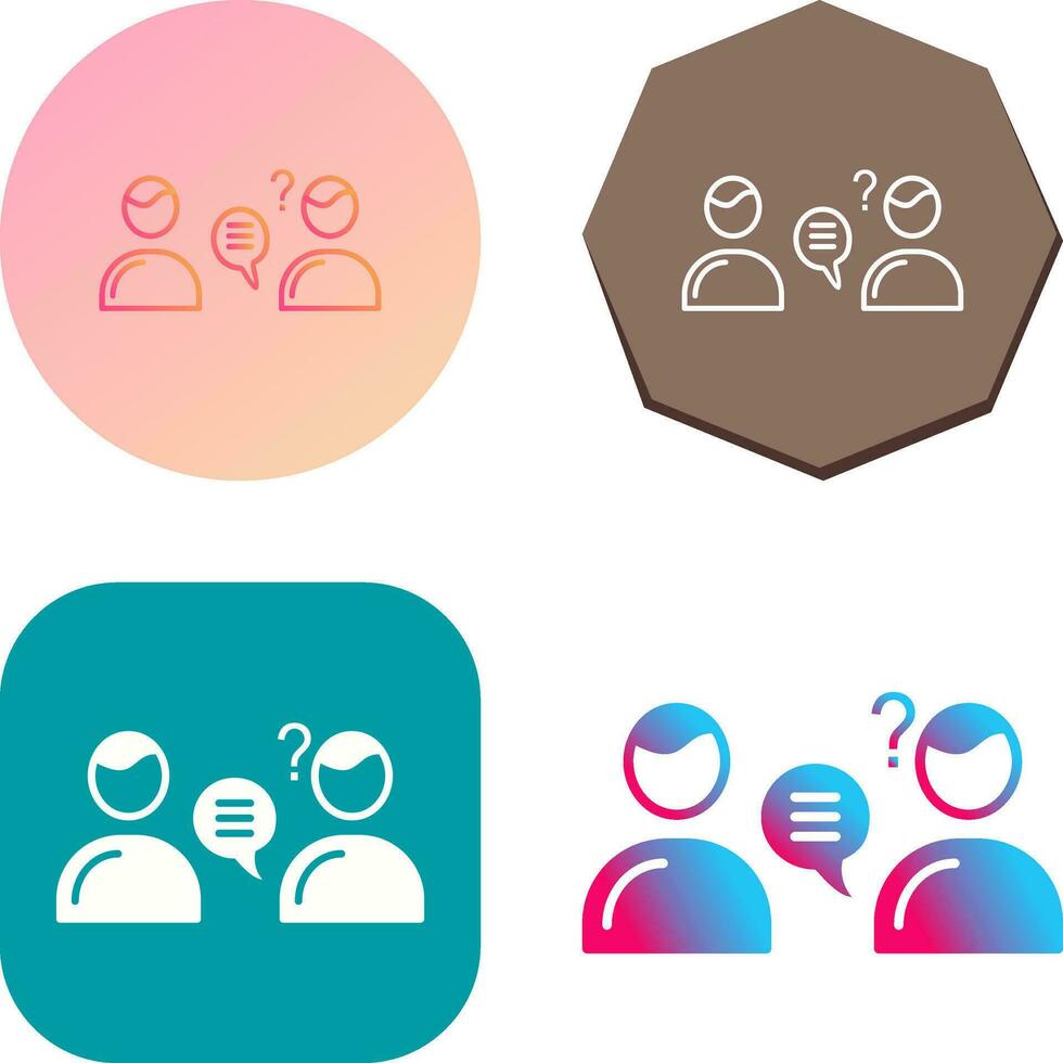 Unique Consulting Services Vector Icon