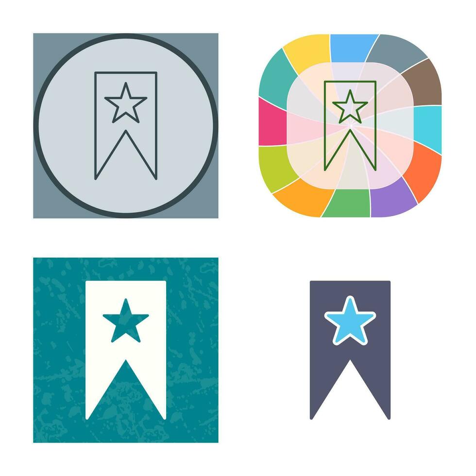 Unique Bookmarking Services Vector Icon