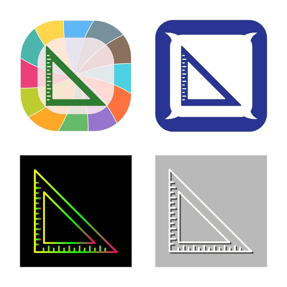 Set Square Vector Icon