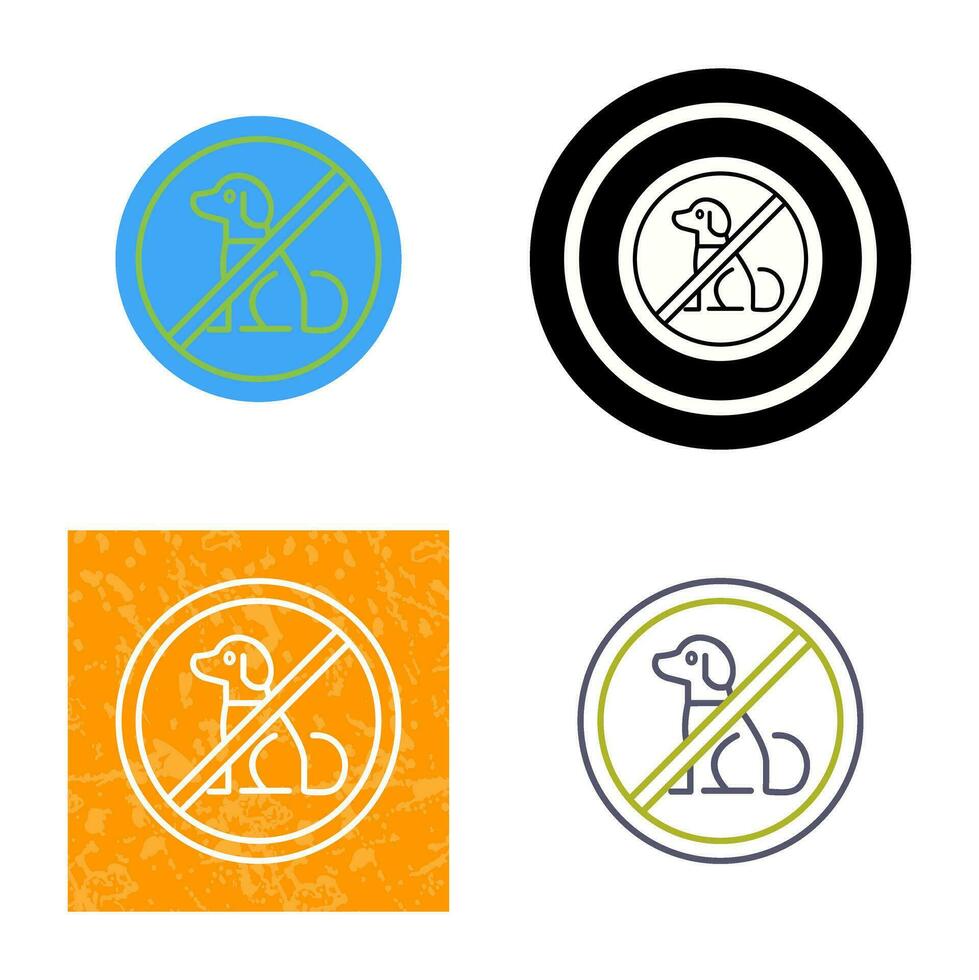 No Pets Vector Icon