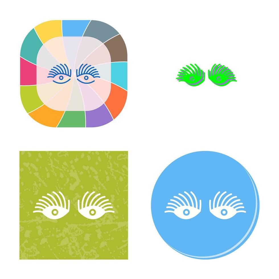 Longlashes Vector Icon
