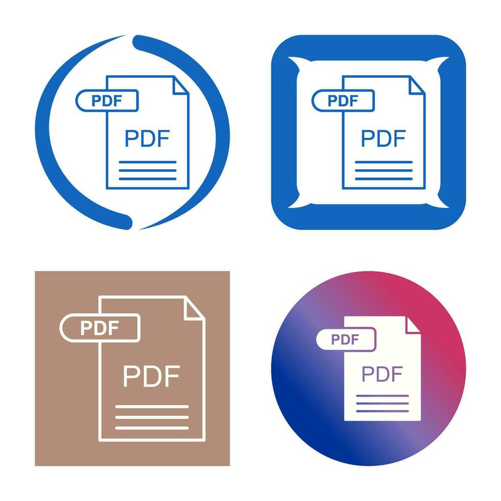 PDF Vector Icon