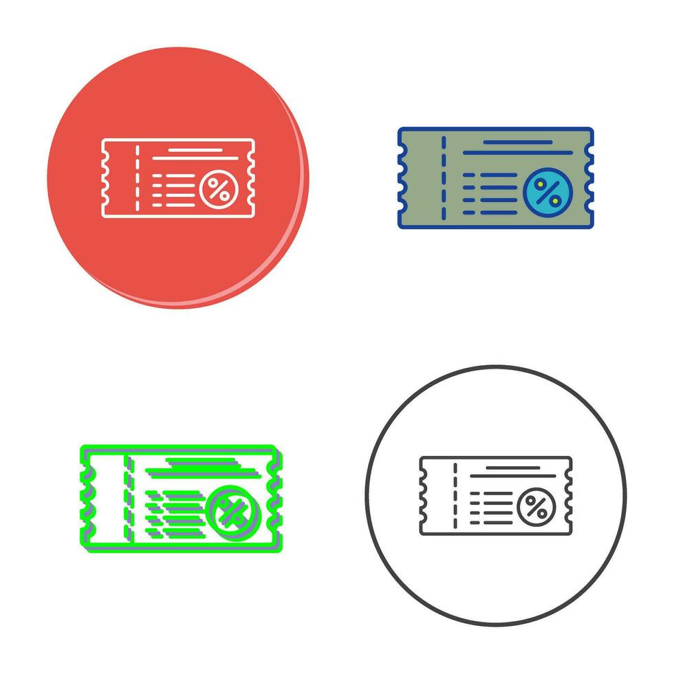 Voucher Vector Icon