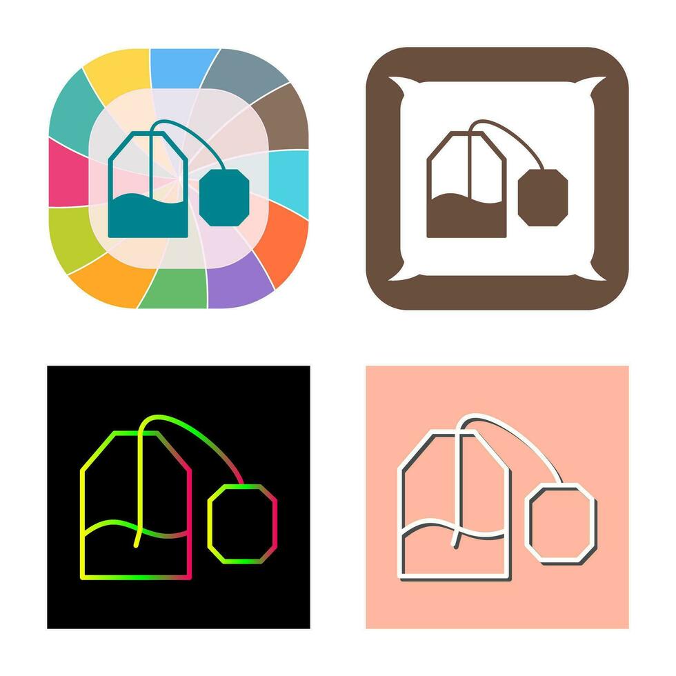 Tea Bag Vector Icon