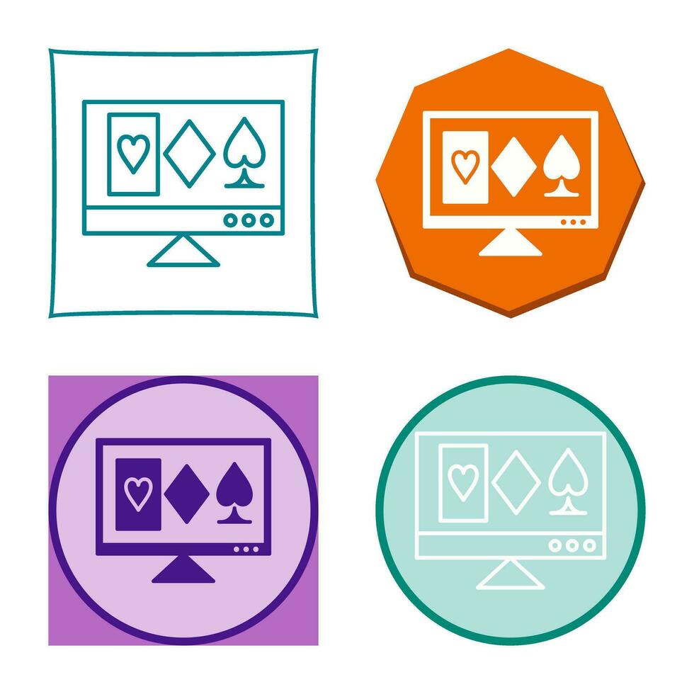 Online Gambling Vector Icon