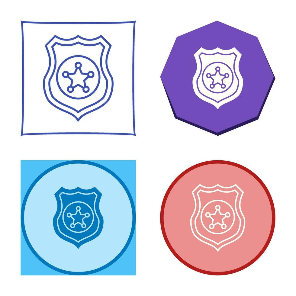 Police shield Vector Icon