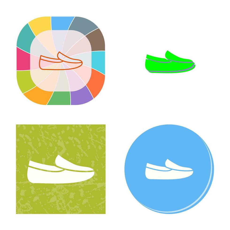 Men's Loafers Vector Icon