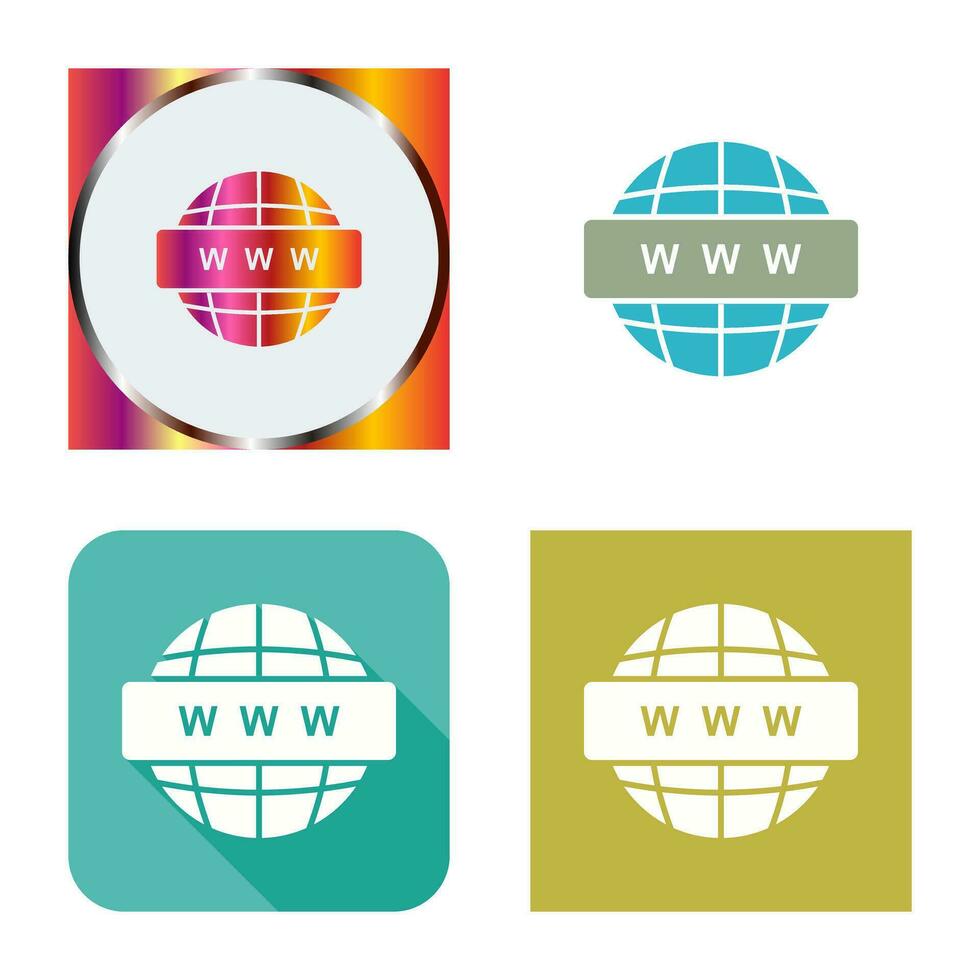 World Wide Web Vector Icon