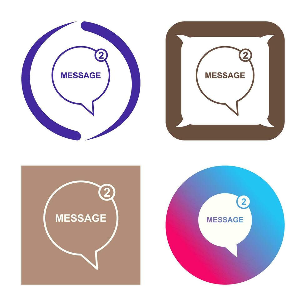 Message Bubbles Vector Icon