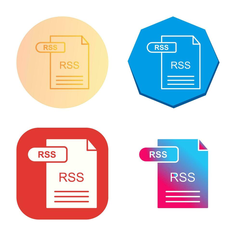 RSS Vector Icon