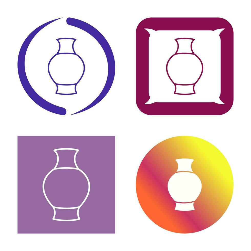 Antique Jar Vector Icon