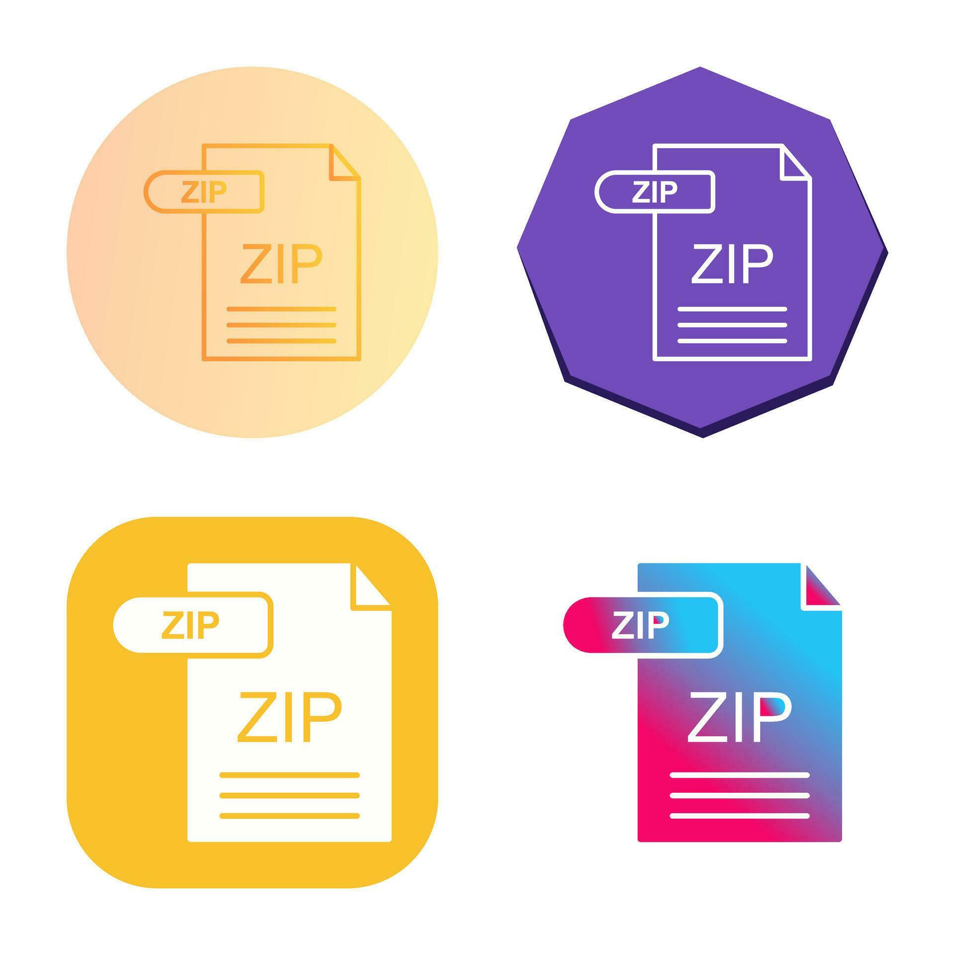 ZIP Vector Icon 34155472 Vector Art at Vecteezy