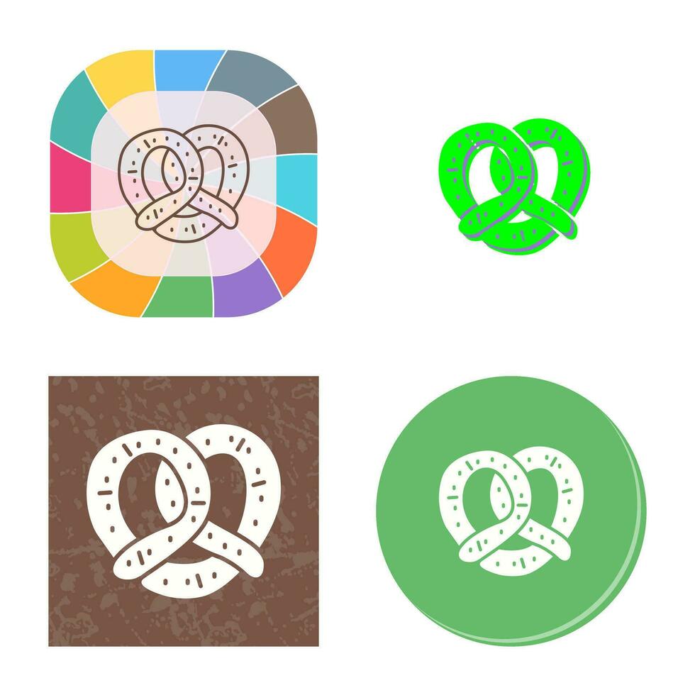 Pretzel Vector Icon