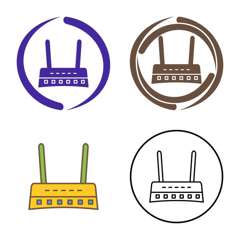 Router Vector Icon