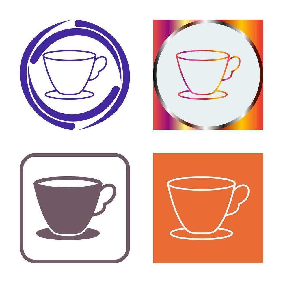 icono de vector de taza de té