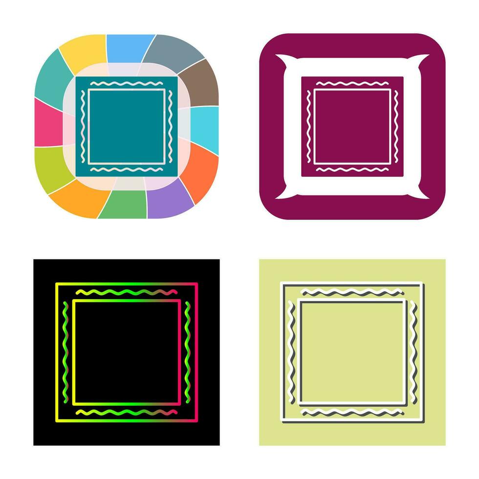 Unique Frame Vector Icon