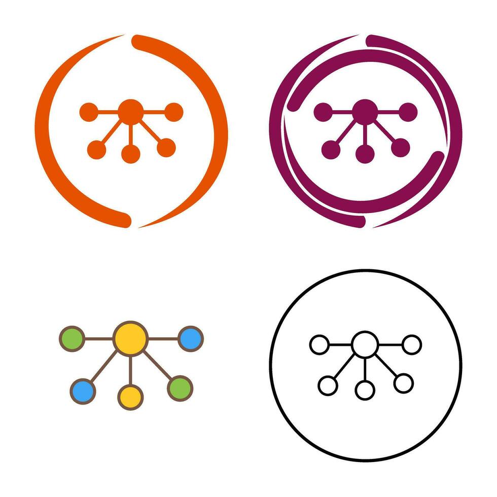 Nodes Vector Icon