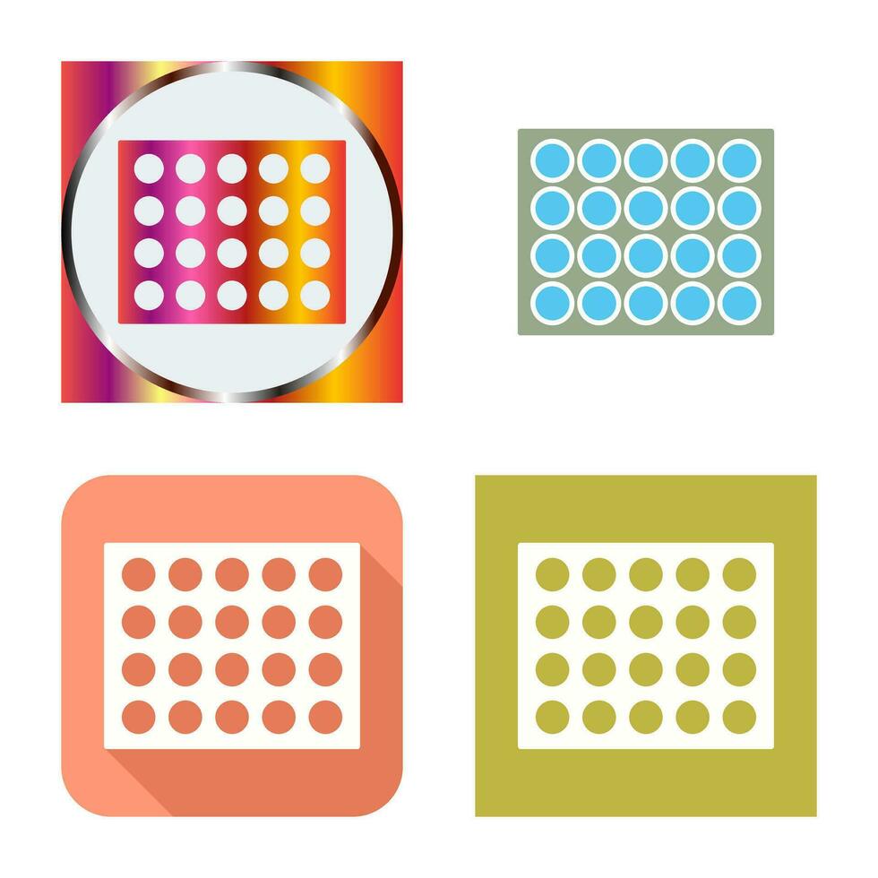 Colored Palette Vector Icon