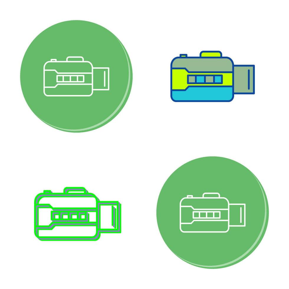 Unique Open Camera Vector Icon