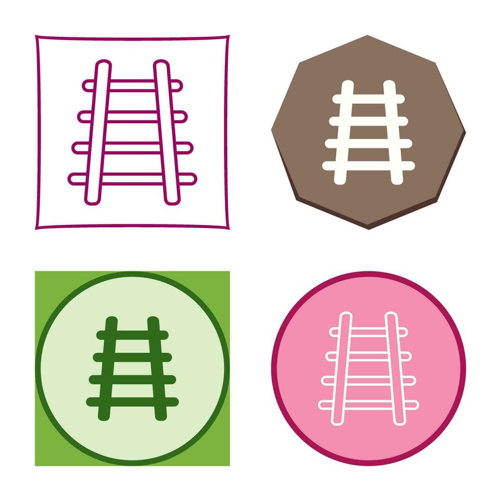 Train Tracks Vector Icon