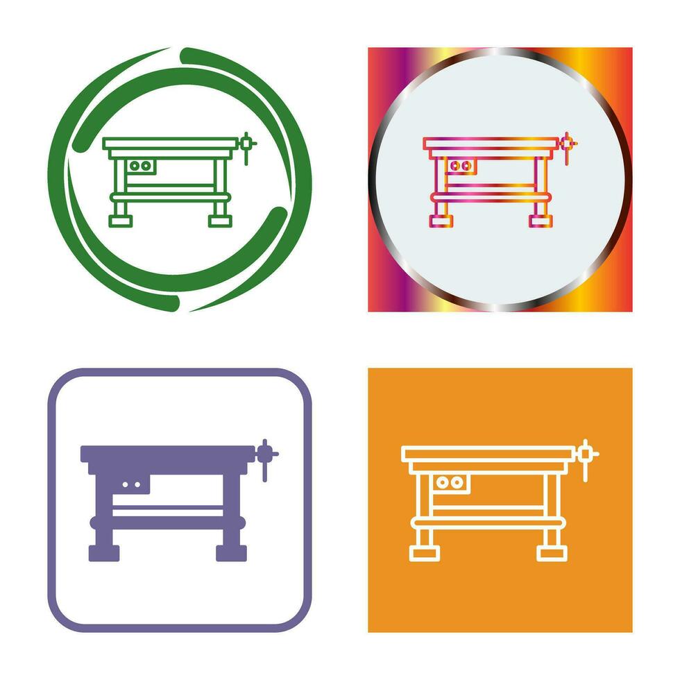 Work Bench Vector Icon
