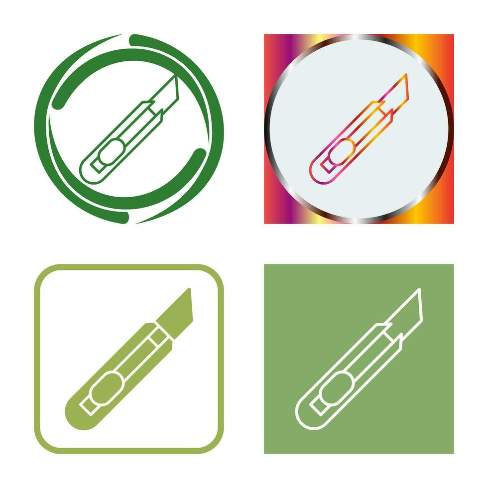 Stationery Knife Vector Icon