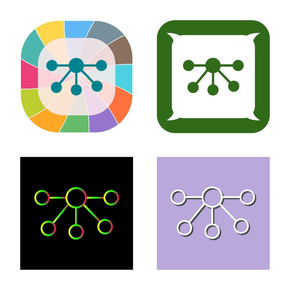 Nodes Vector Icon