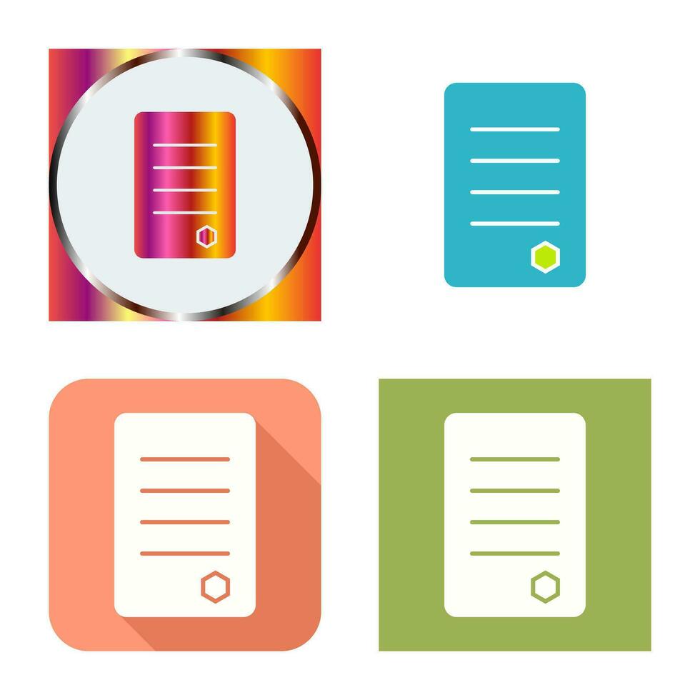 Unique Reports Vector Icon
