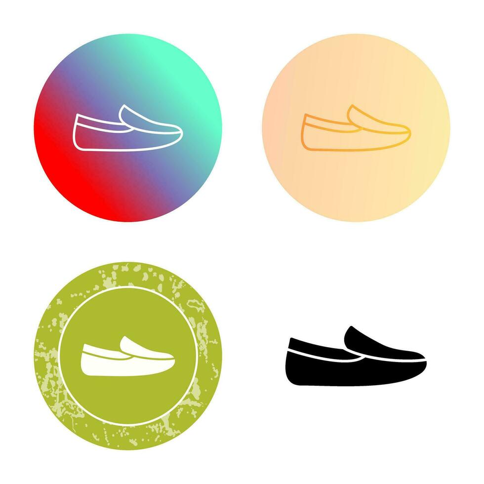 Men's Loafers Vector Icon