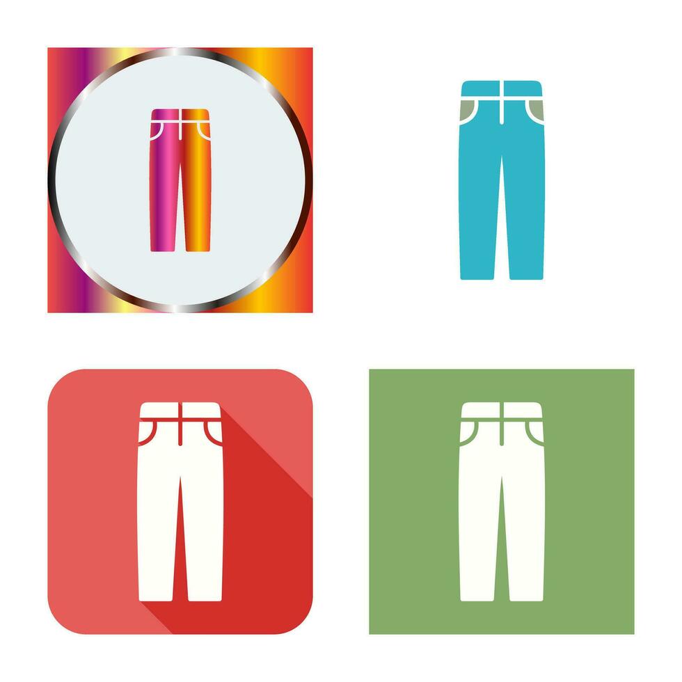 Men's Pants Vector Icon