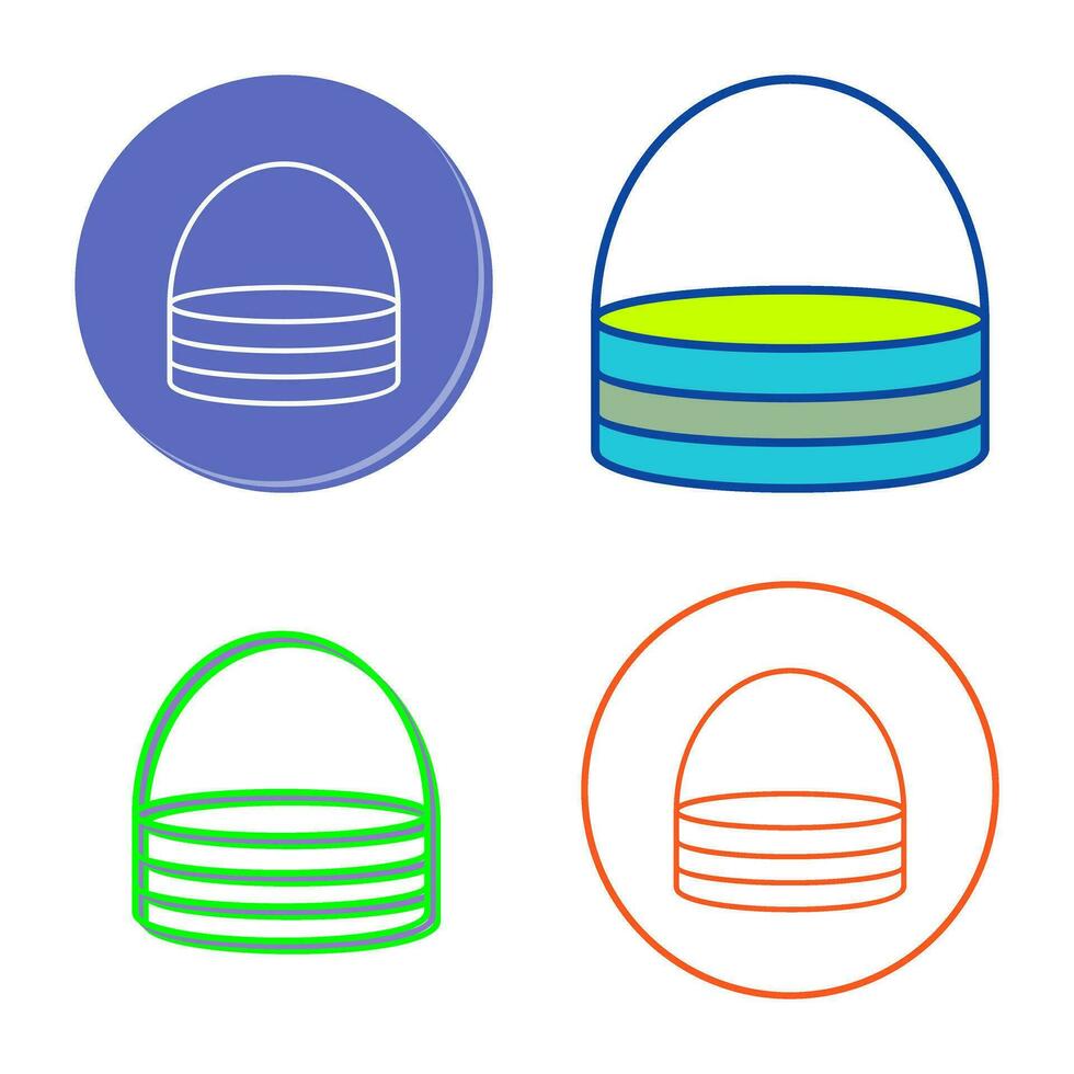Unique Basket Vector Icon