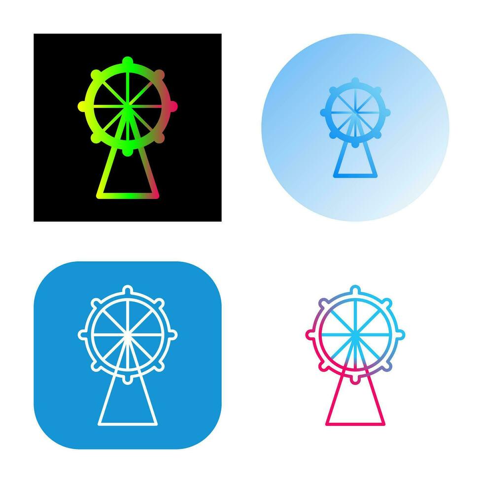 Ferris Wheel Vector Icon