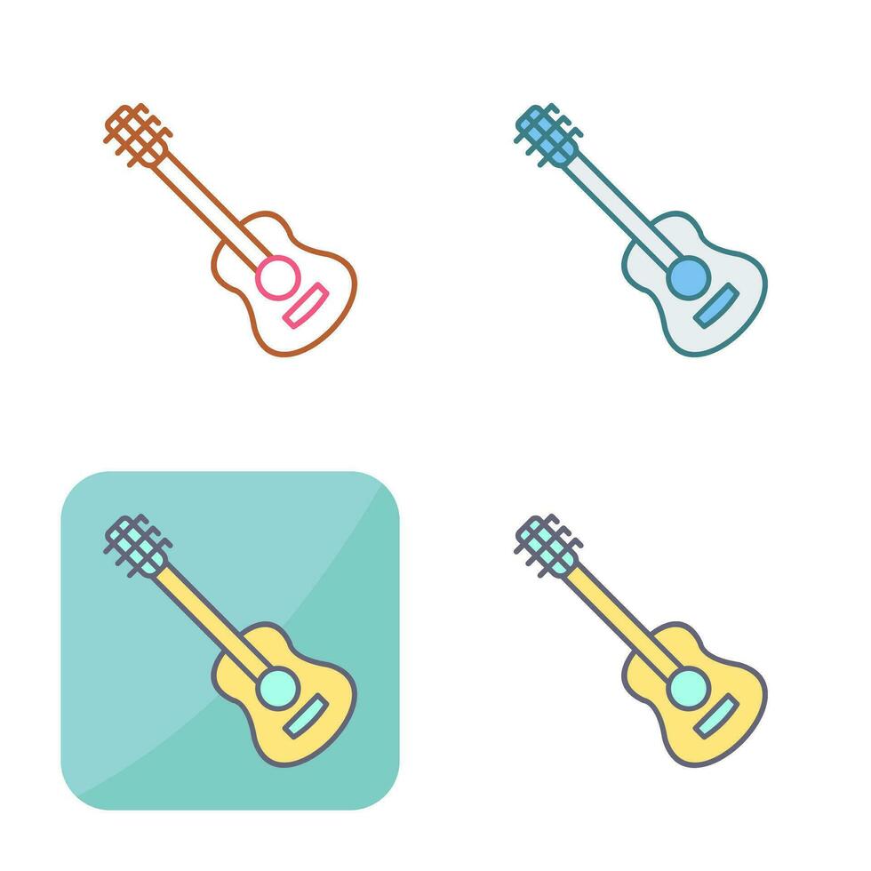 icono de vector de guitarra