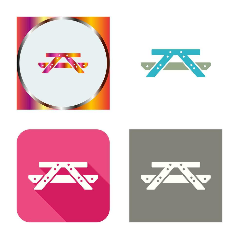 Picnic of Table Vector Icon