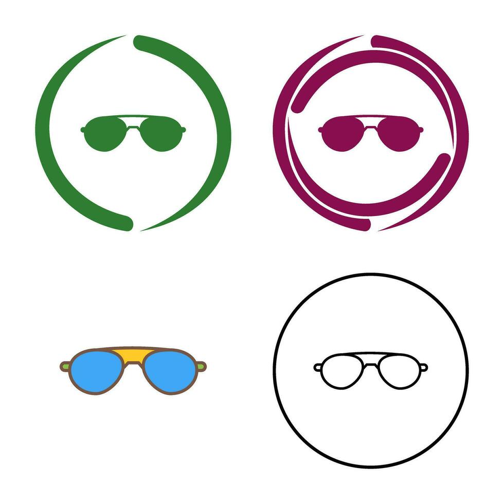 icono de vector de gafas de sol