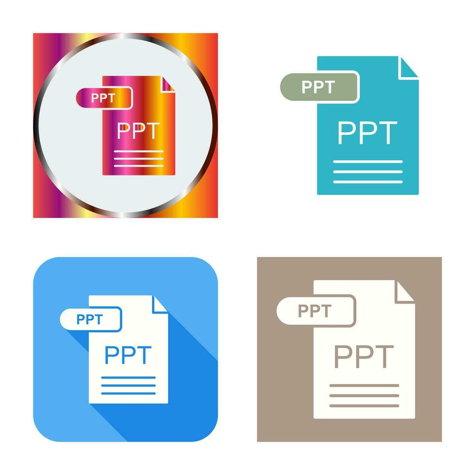 PPT Vector Icon