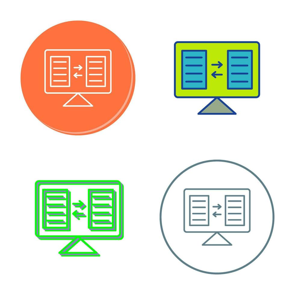 File Sharing Vector Icon