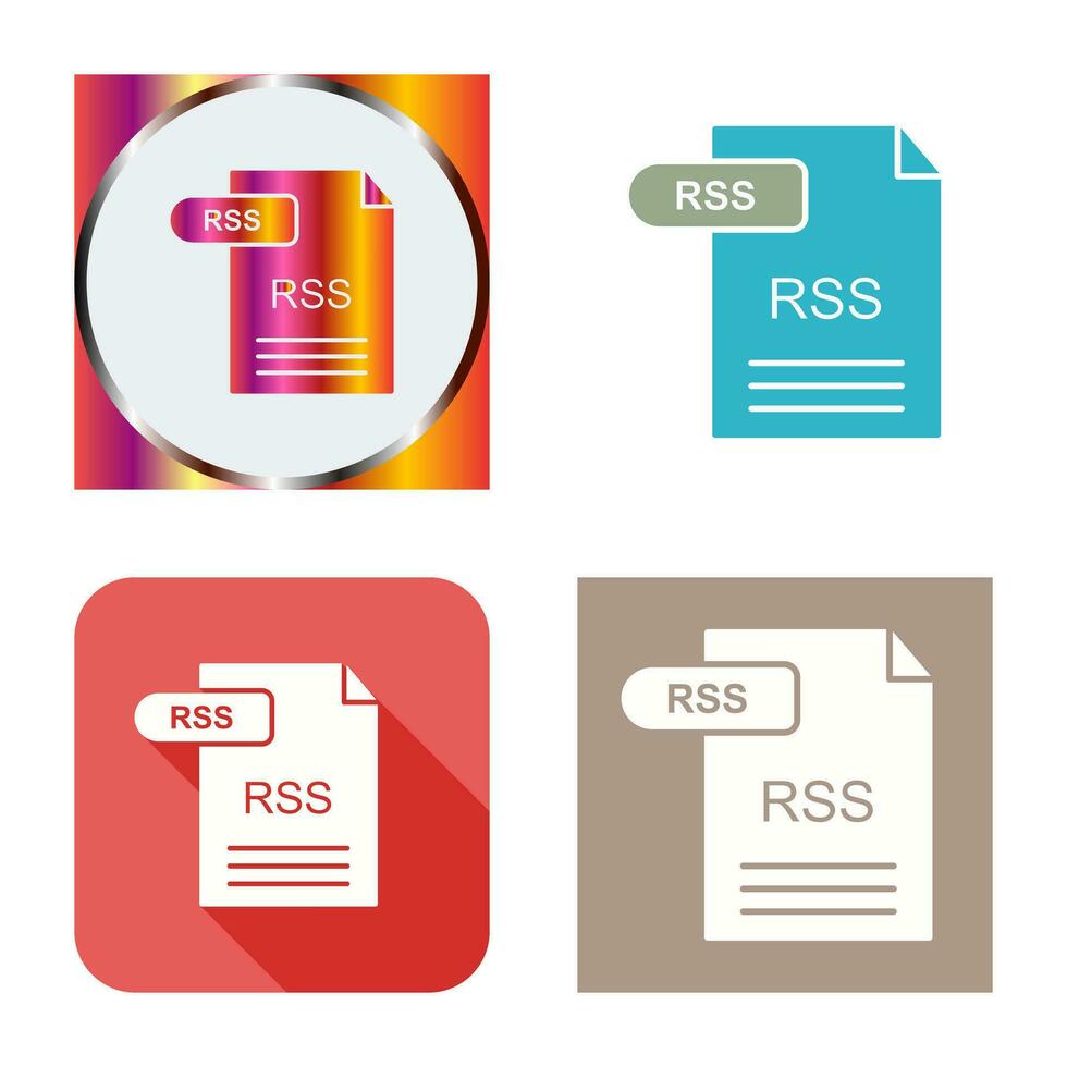 icono de vector de rss