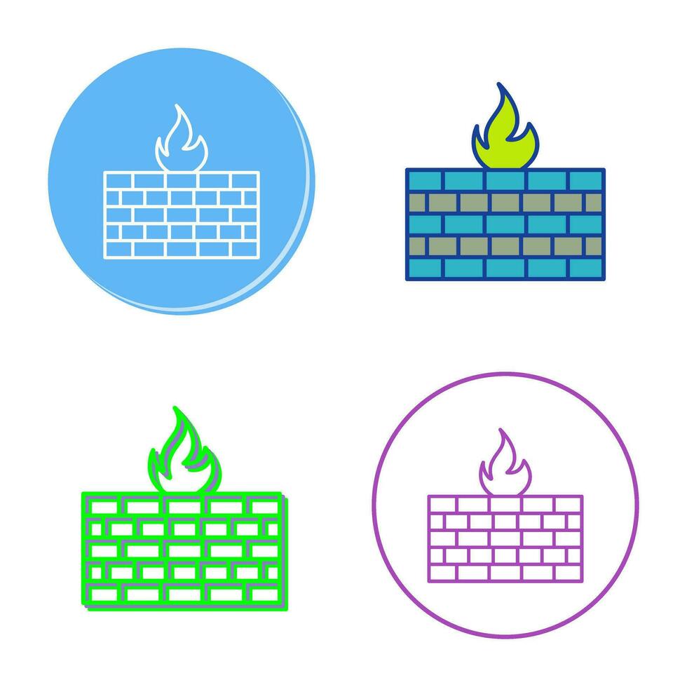 Firewall Vector Icon