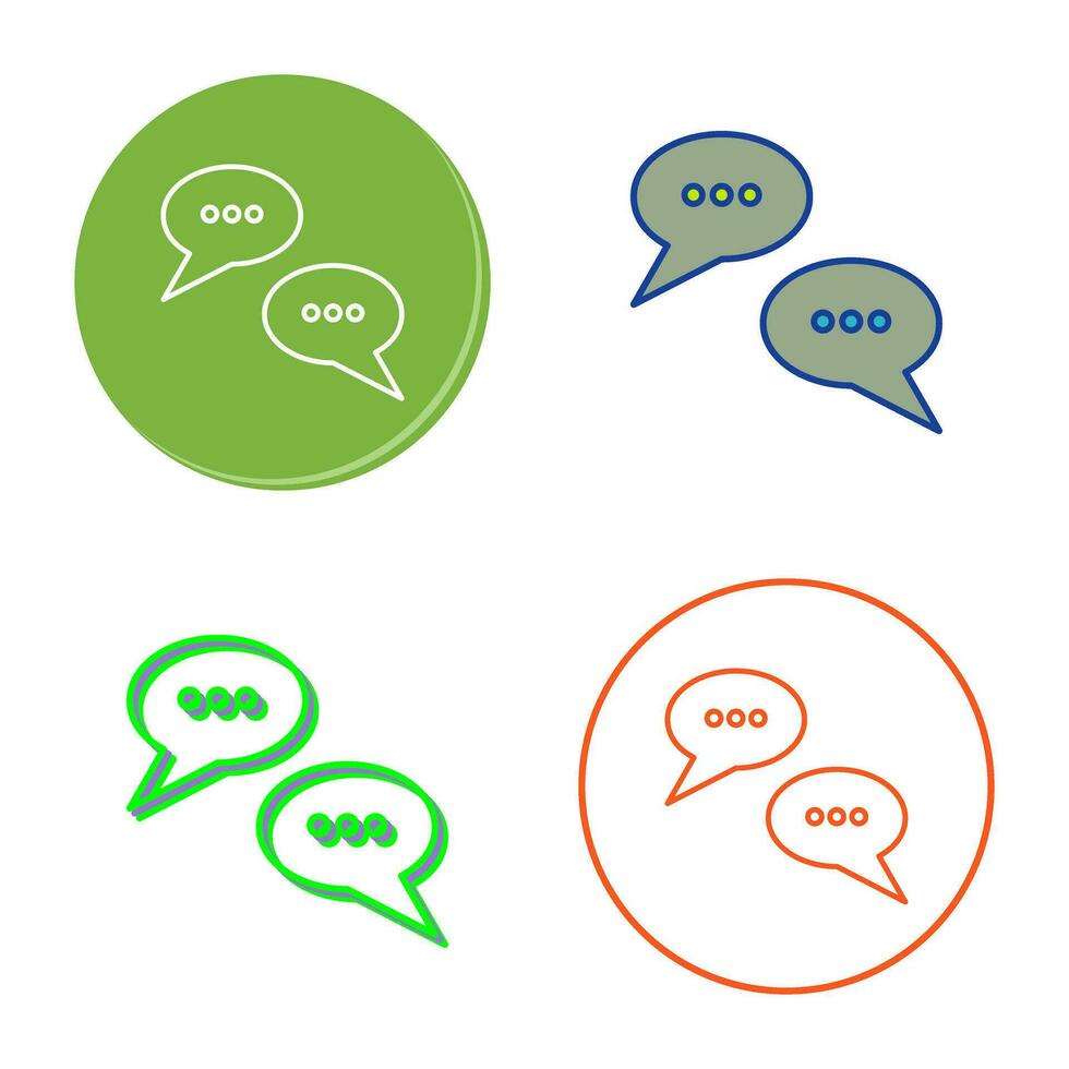 Conversation Bubbles Vector Icon