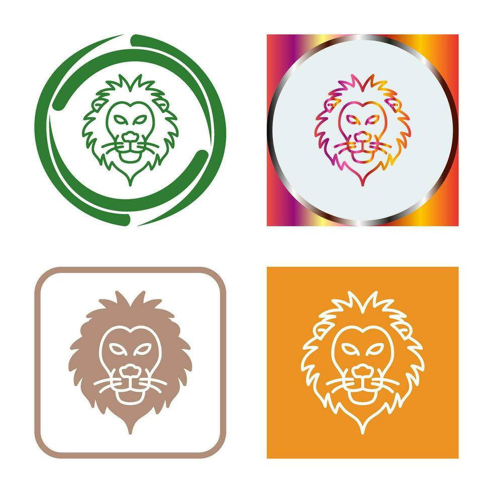 Lion Vector Icon