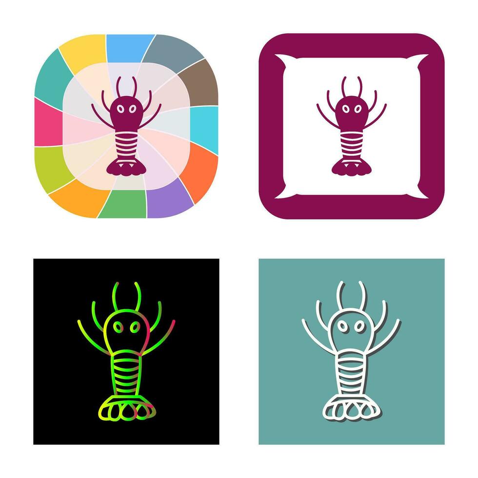 Lobster Vector Icon