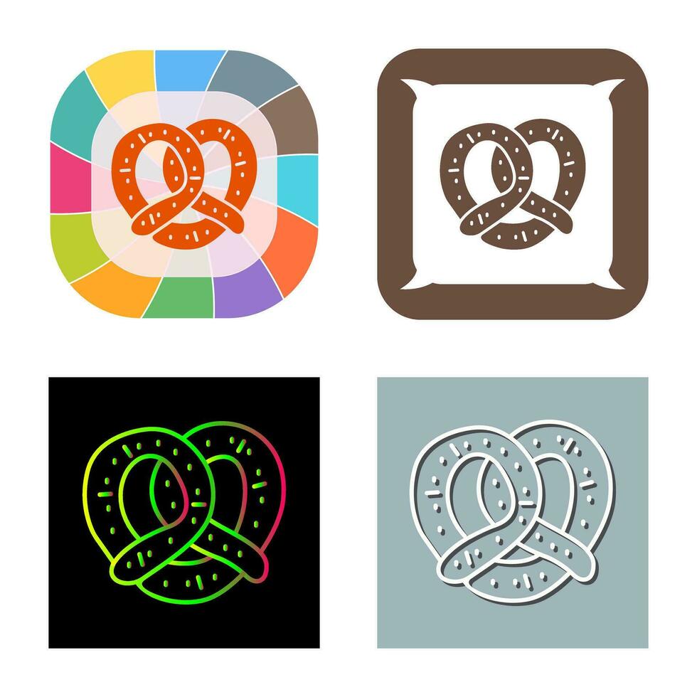Pretzel Vector Icon