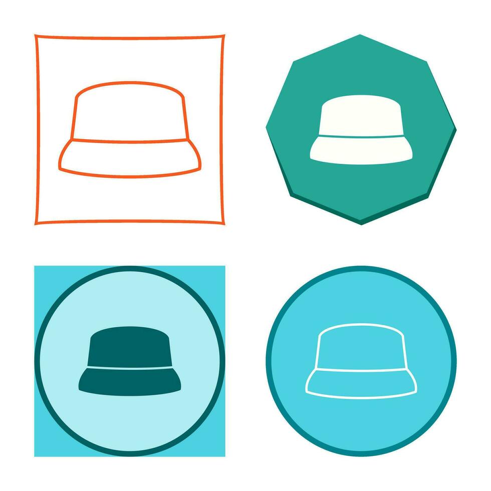 icono de vector de sombrero