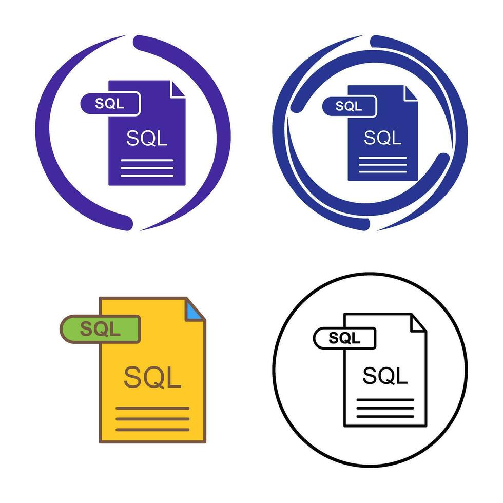SQL Vector Icon