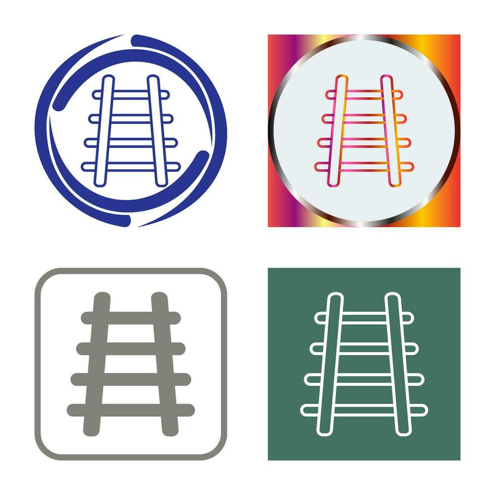 Train Tracks Vector Icon