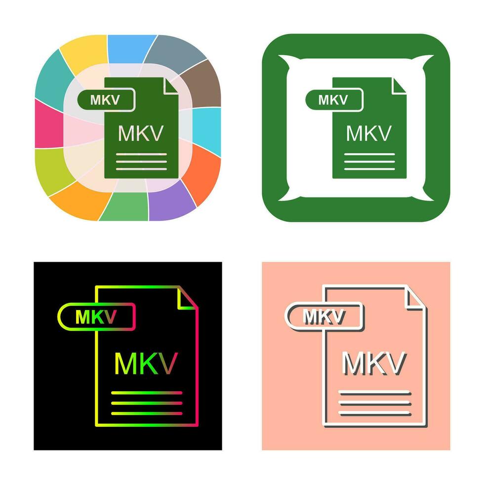 MKV Vector Icon